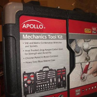 Apollo Tools 101-Piece Mechanics Tool Kit (HANDLE ...