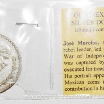 Old Mexican Silver Dollar- Very Cool!