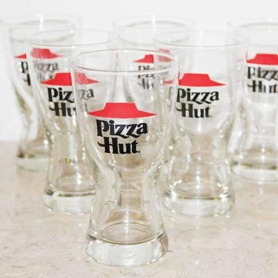 Set of 6 Pizza Hut Pilsner Glasses- Very Cool!