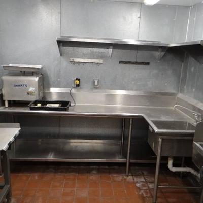 108''x53'' Fully Stainless Washing Station With Si ...
