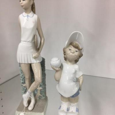 Lladro Tennis Figurines