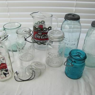 Glass Pitchers & Jars