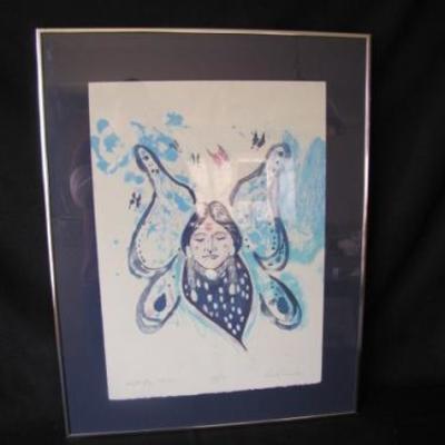 Butterfly Woman Print by- Vic Runnels