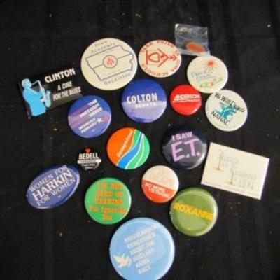 Campaign Political Buttons (80's & 90's) 