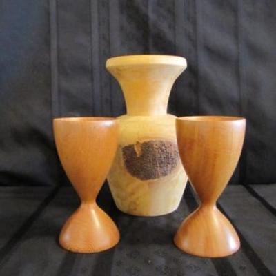 Hand Turned Candle Holders