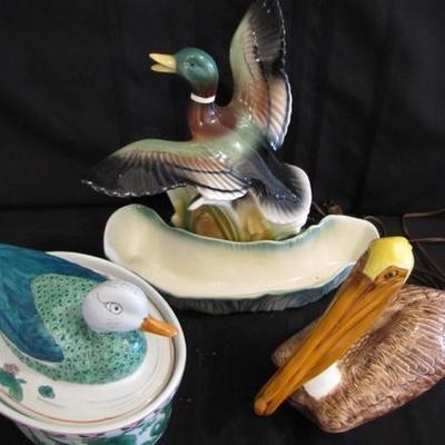 x3 Bird Themed Ceramics