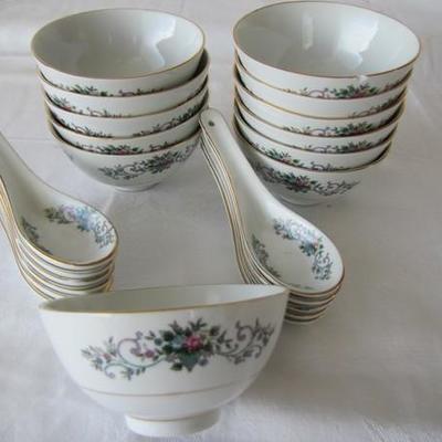 Chinese Soup Bowls & Ladels