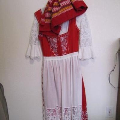 Alpine Austrian Dress & Guatemalan Skirt