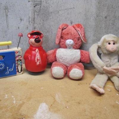 Music Box, Stuffed Rabbit, Yogi Bear