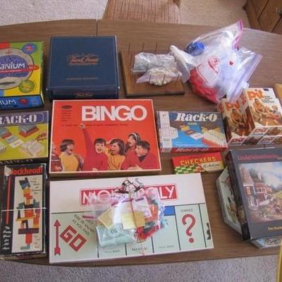 Vintage and Modern Games & Puzzles