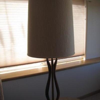 Vintage Wooden Base Table Lamp