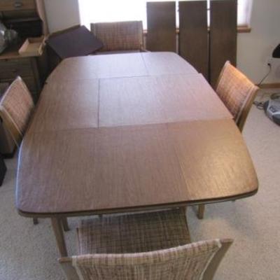 Vintage Dining room Table and Chairs