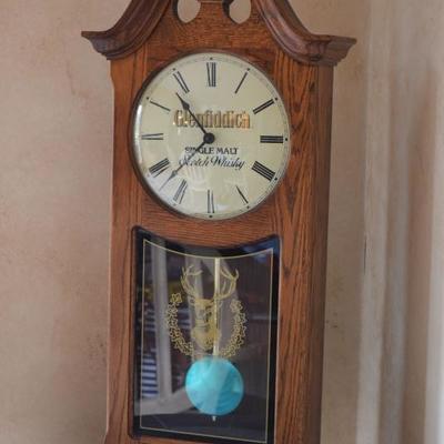 Glenfiddich Single Malt Scotch Whisky Table Clock 