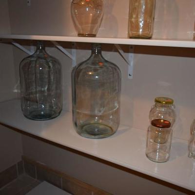 Large Glass Bottles & Jars