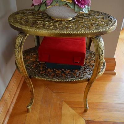brass table 