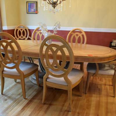 Najarian Dining Room table with 6 chairs 