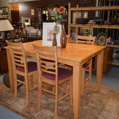 Pub Height Table & 4 Chairs