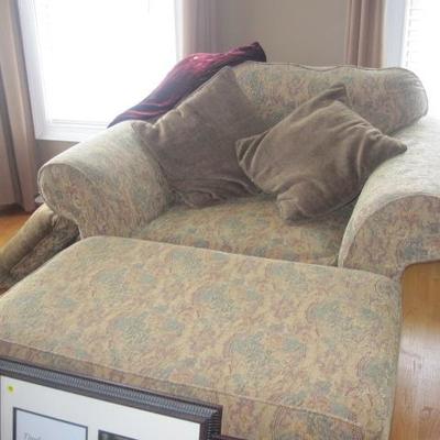 Club Chair and Ottoman