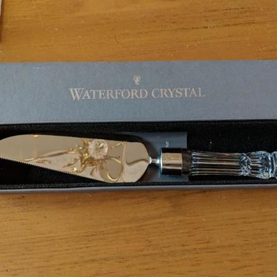 Waterford Crystal cake knife 
