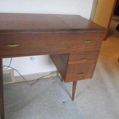 Singer mid-century sewing cabinet
