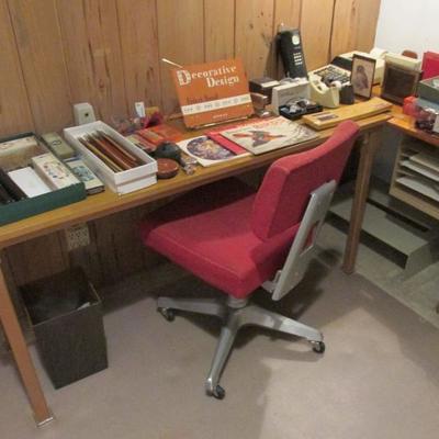 Mid-century desk set
