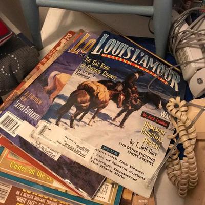 Vintage western magazines
