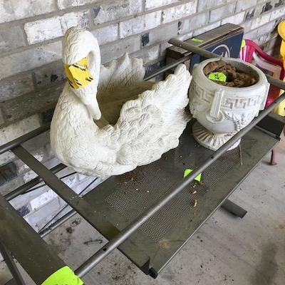 Swan Garden Planter