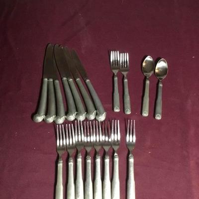 Gorham Pewter Forks, Knives, Spoon