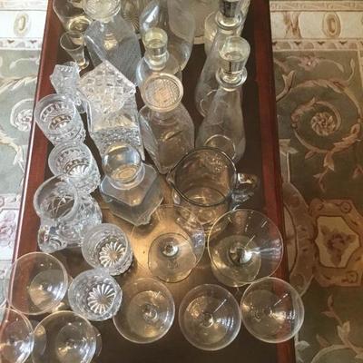 Barware, Glassware, and Crystal