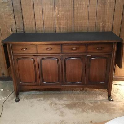 Emphasis Credenza Tongue and Groove Drop Leaf