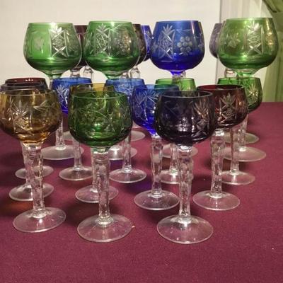 Colorful Crystal Glasses