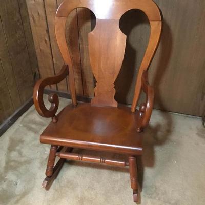 Wood Rocking Chair