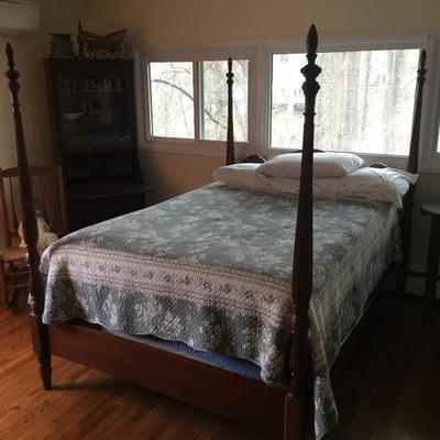 $250 Antique Four Poster Bed Frame (mattress not included)  (photo 1 of 1)   * Cash Only.  No Returns. Local Pick Up In Media, PA.  Buyer...