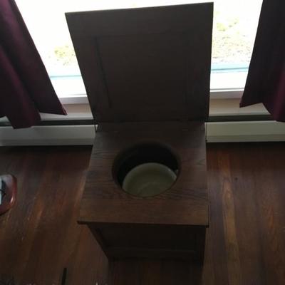 $60 Chamber Pot/Ottoman/Side Table  (photo 1 of 3) * Cash Only.  No Returns. Local Pick Up In Media, PA.  Buyer needs to bring vehicle,...