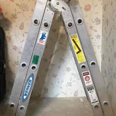 KET038 Handy 12' Folding Werner Ladder
