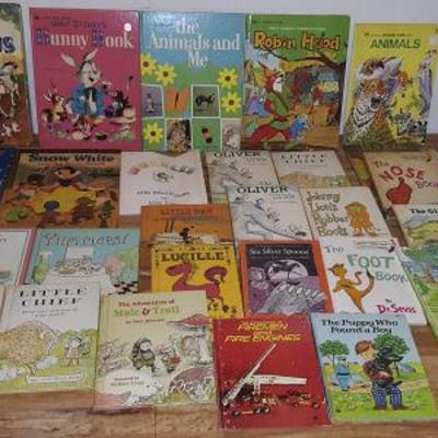 KET025 Vintage Hard & Soft Cover Children's Books - All Genres Lot # 7
