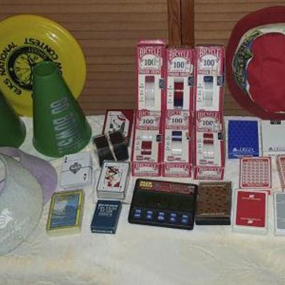KET008 Assorted Playing Cards, Poker Chips, Radica Game & More
