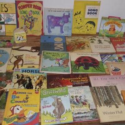 KET012 Vintage Hard & Soft Cover Children's Books - All Genres Lot # 4
