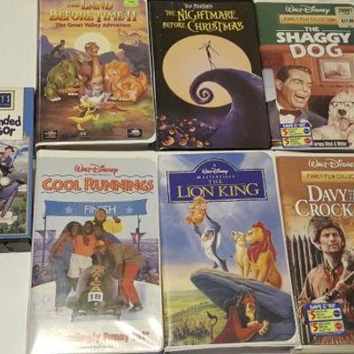 KET095 Vintage Walt Disney VHS Movies, Classics & More
