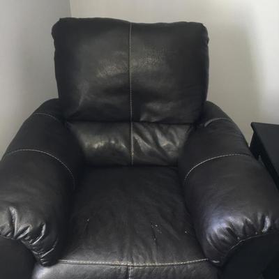 Ashley furniture 2 Black Leather Recliners