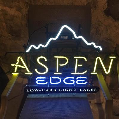 Aspen Neon Beer ligh Neon Bar sign