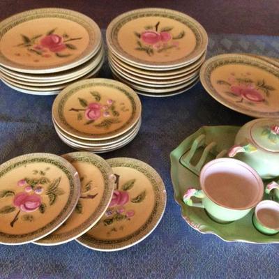 Lovely Set of Plates and Tea Set