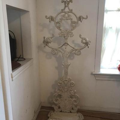 Antique White Hat Stand