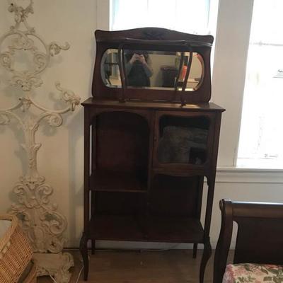 Antique Shelving with Mirror 