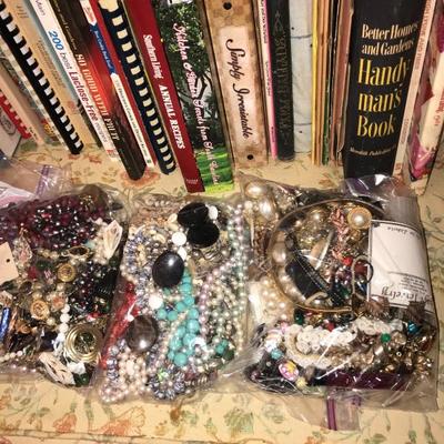 LARGE BAGS OF VINTAGE JEWELRY, PURCHASE BY THE BAG