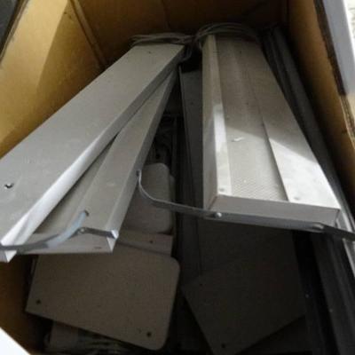 Large Lot of Cubicle Parts and Pieces