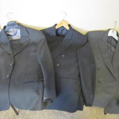 x2 Pin-Striped Suits & x1 Blazer