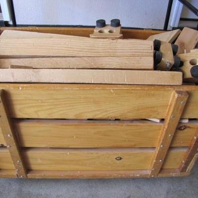 Cart - Full of Wood Blocks