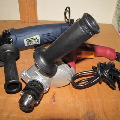 Drill & Grinder (LIKE NEW)