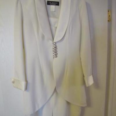 Creamed Colored Women's Dress Suit